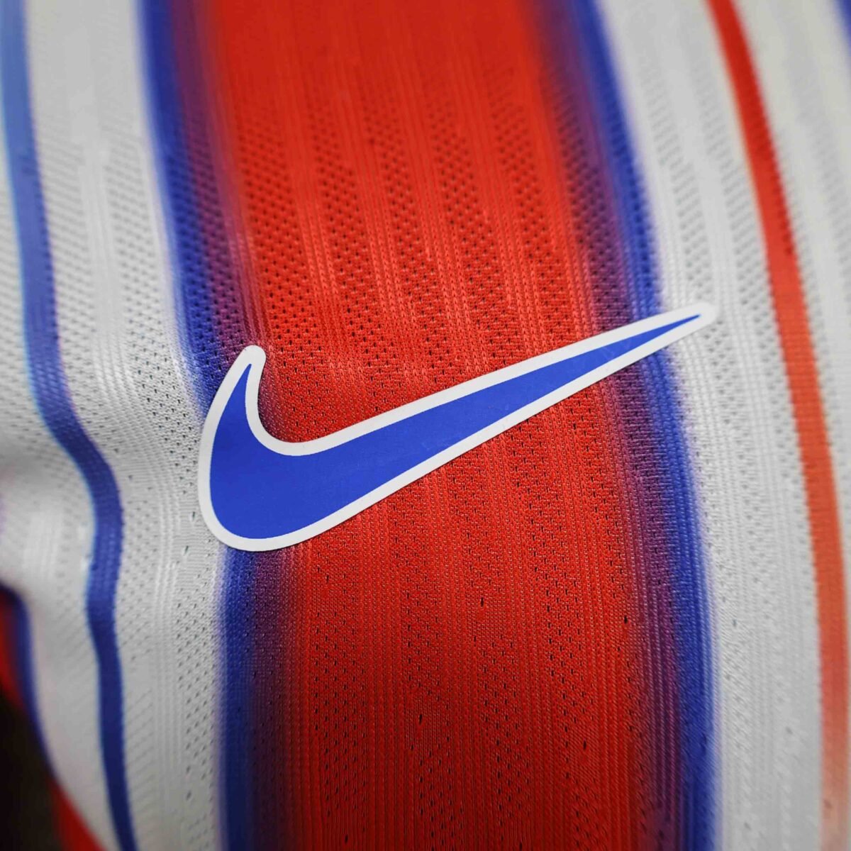 24-25 Atletico Madrid Home Long Sleeve Kit Player Version Shirt - Image 3