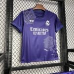 Y3 Real Madrid 24-25 Kids Kits Purple Children Sets Football Jersey - Image 7